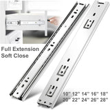MH3207 Soft Close Full Extension Ball Bearing Drawer Slide